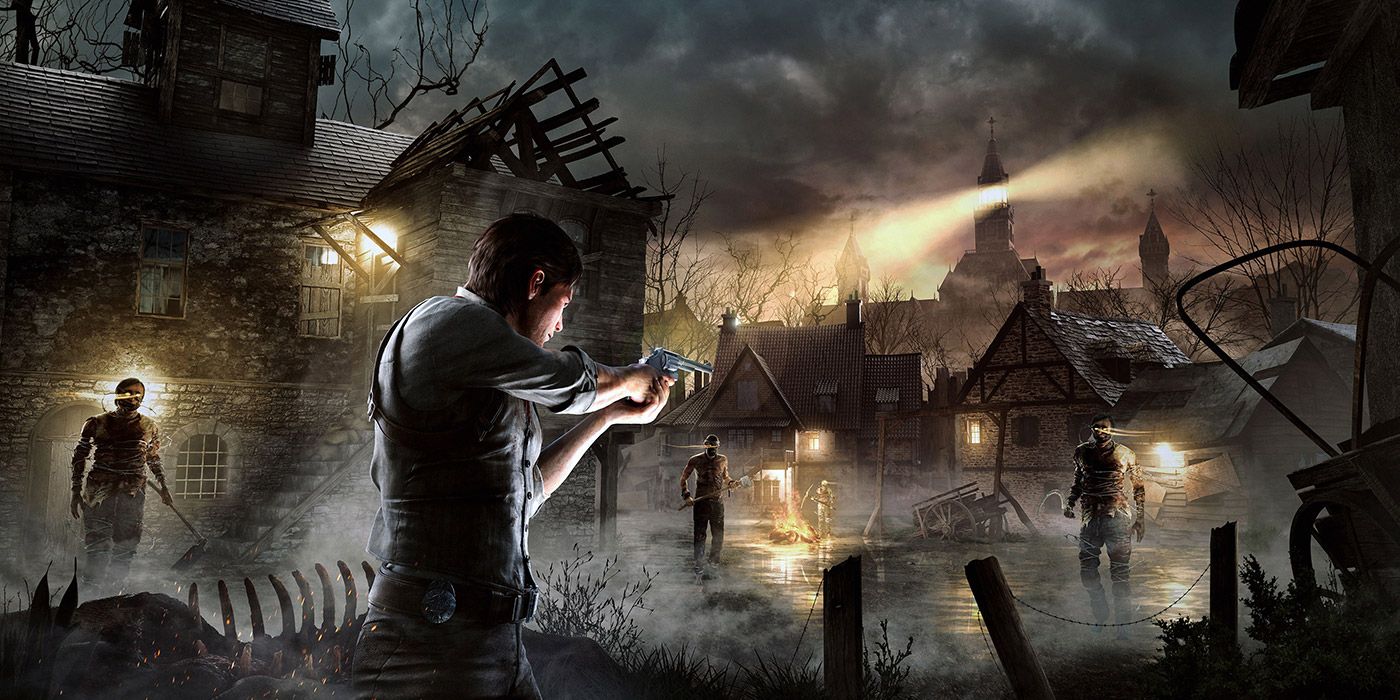 Sebastian prepares to fire on the horrors of the Evil Within