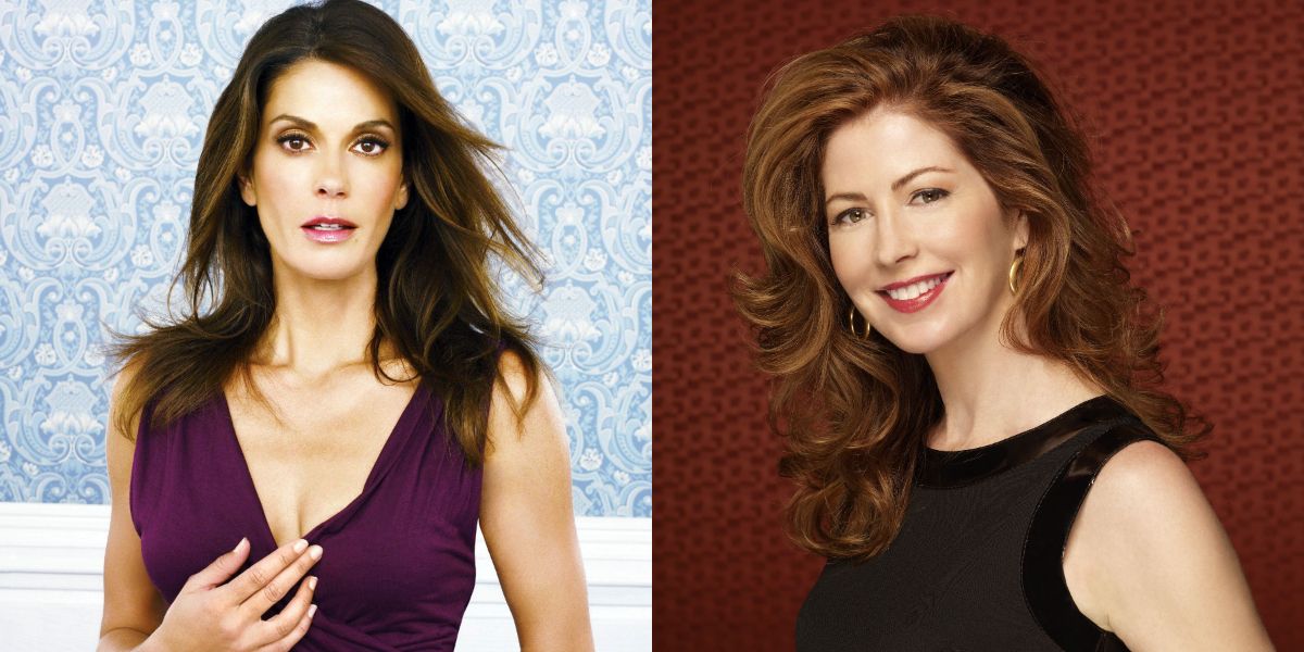 Split image of Susan and Katherine's promotional photos