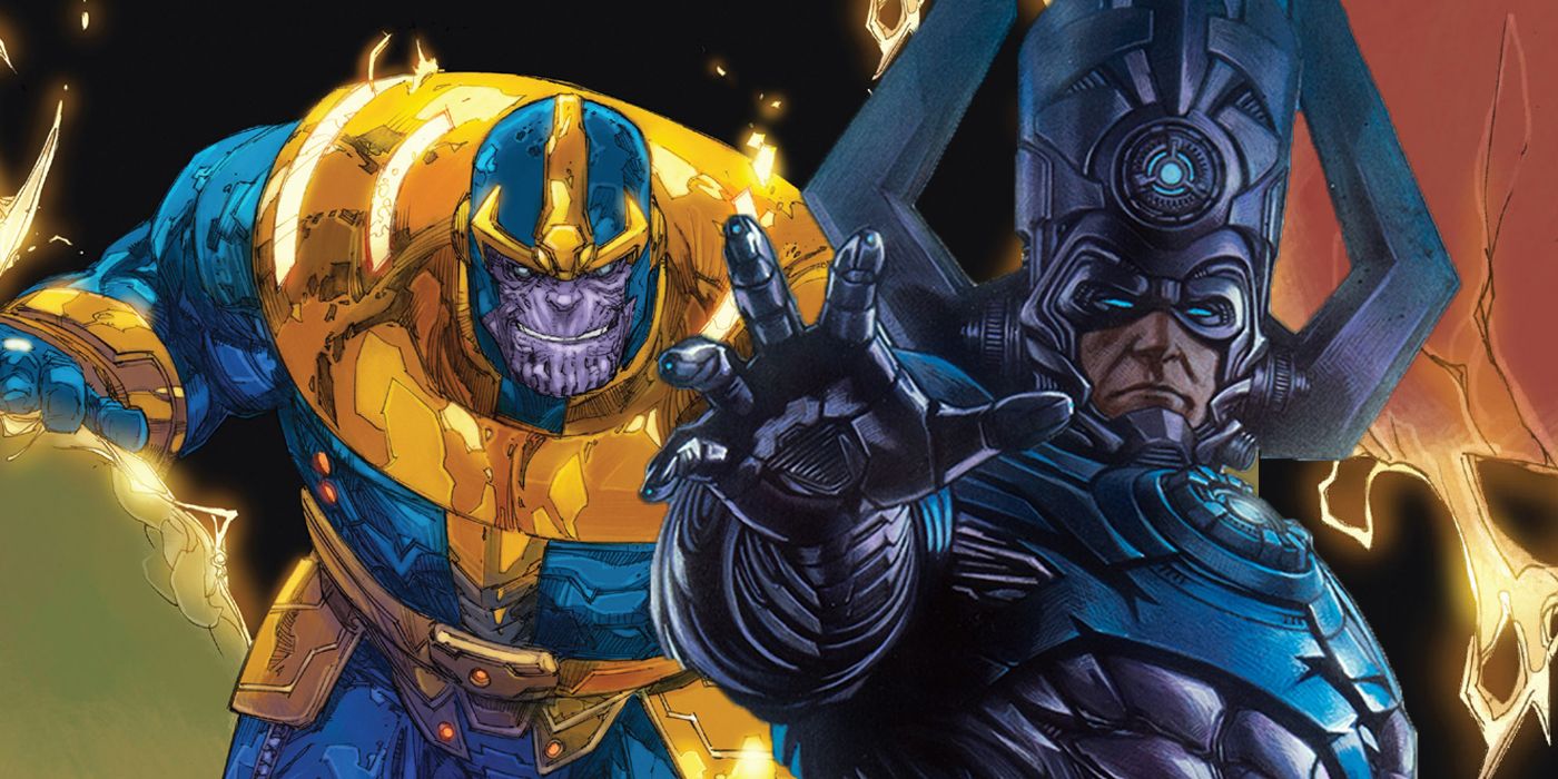 Thanos Galactus Marvel Comics