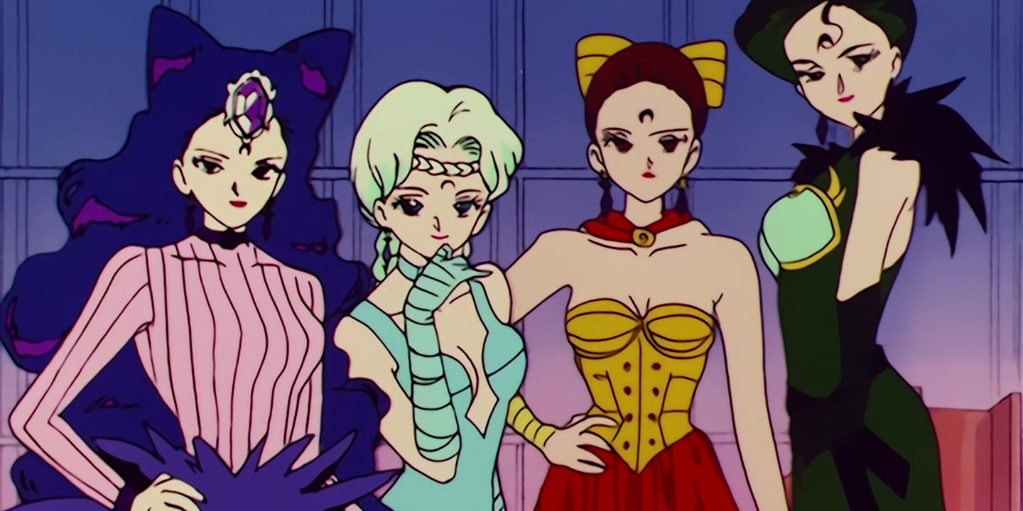 The Ayakashi Sisters in Sailor Moon episode 68