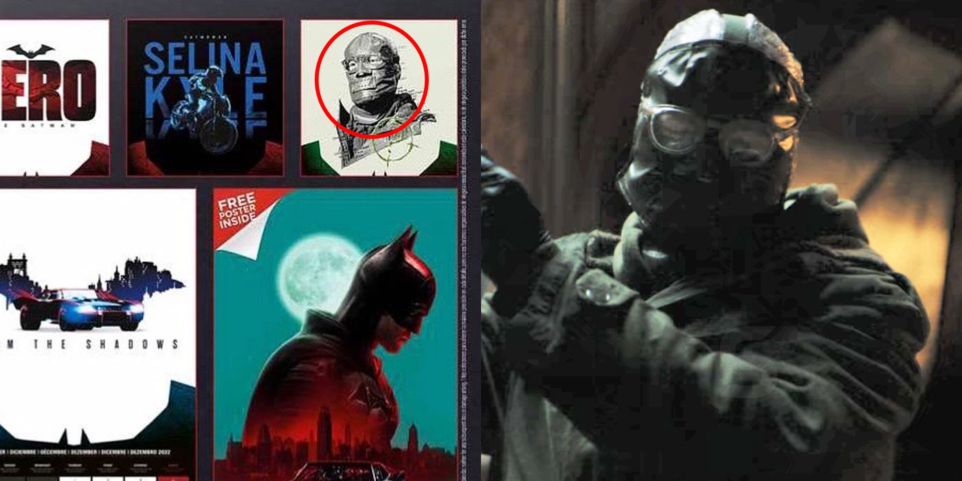 The Batman Riddler mask calendar