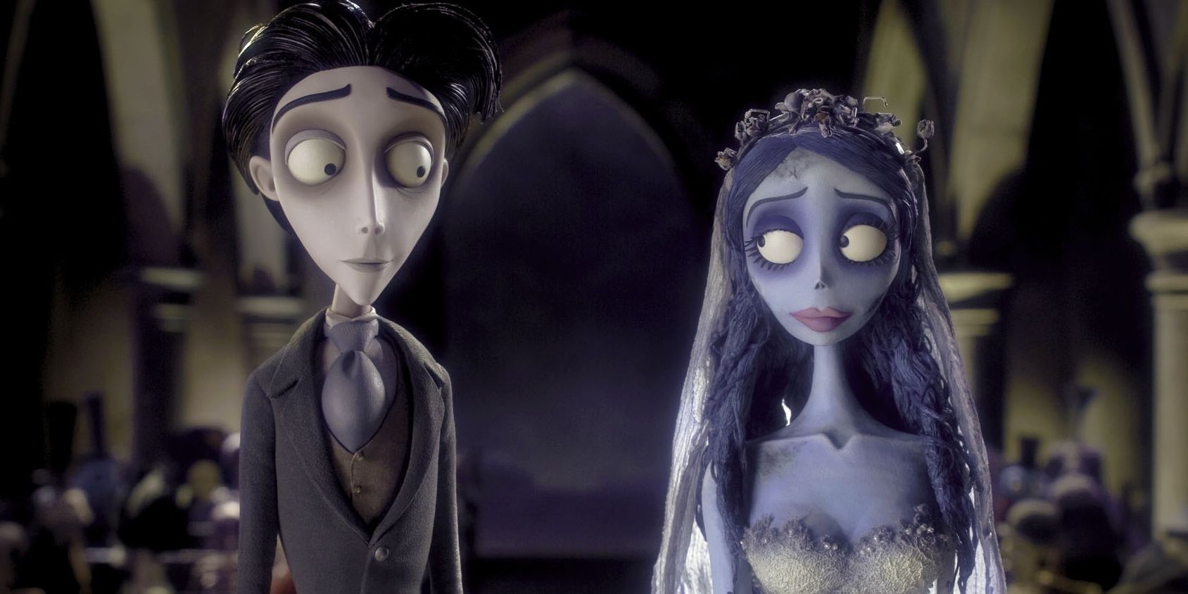 The two main characters in Corpse Bride