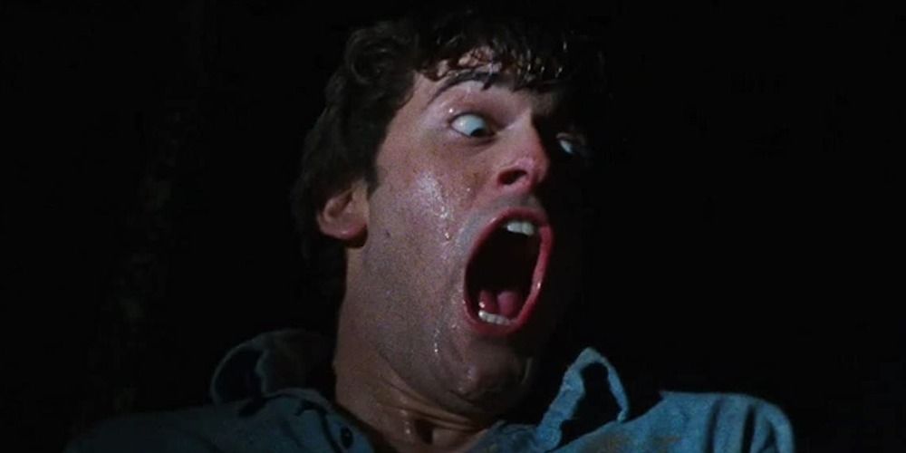 Bruce Campbell in 1981's The Evil Dead