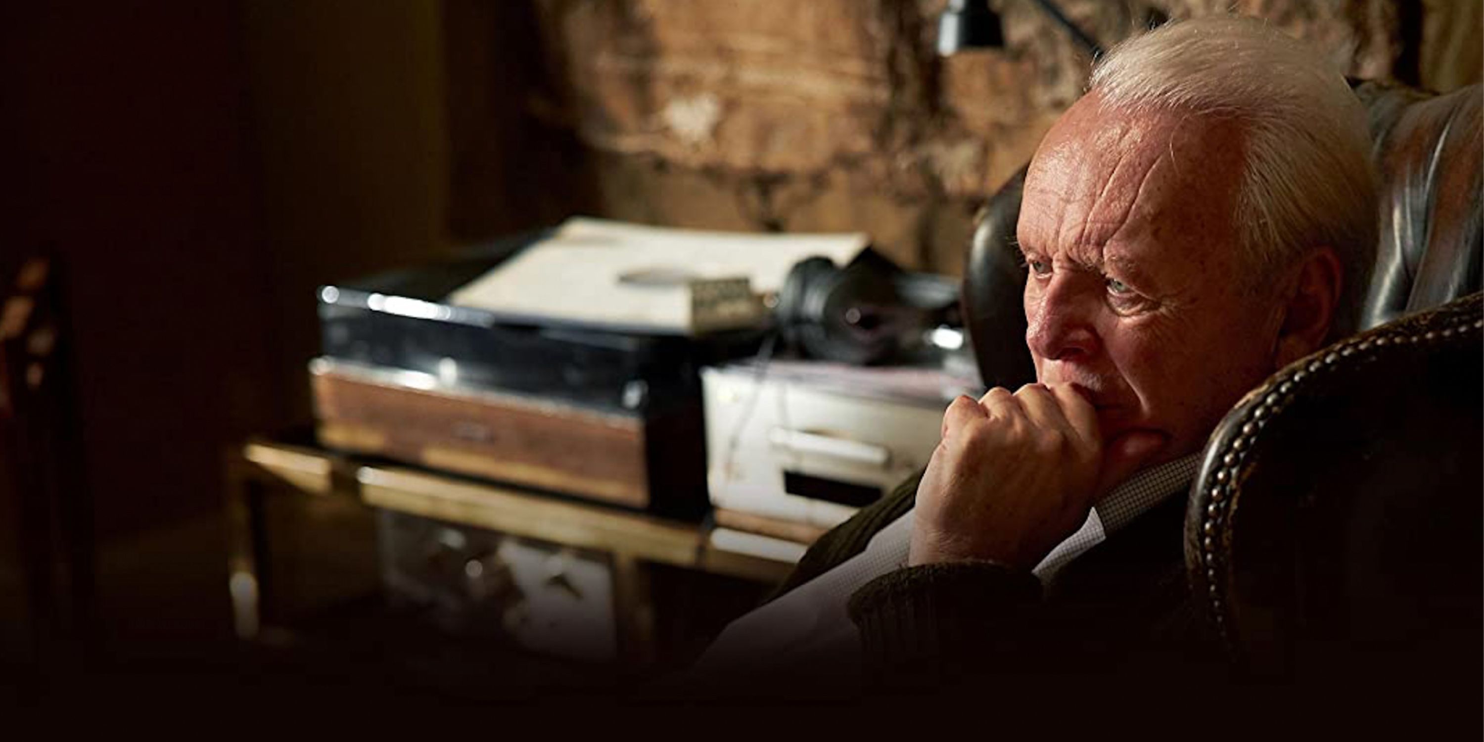 Anthony Hopkins as Anthony in The Father on Amazon Prime