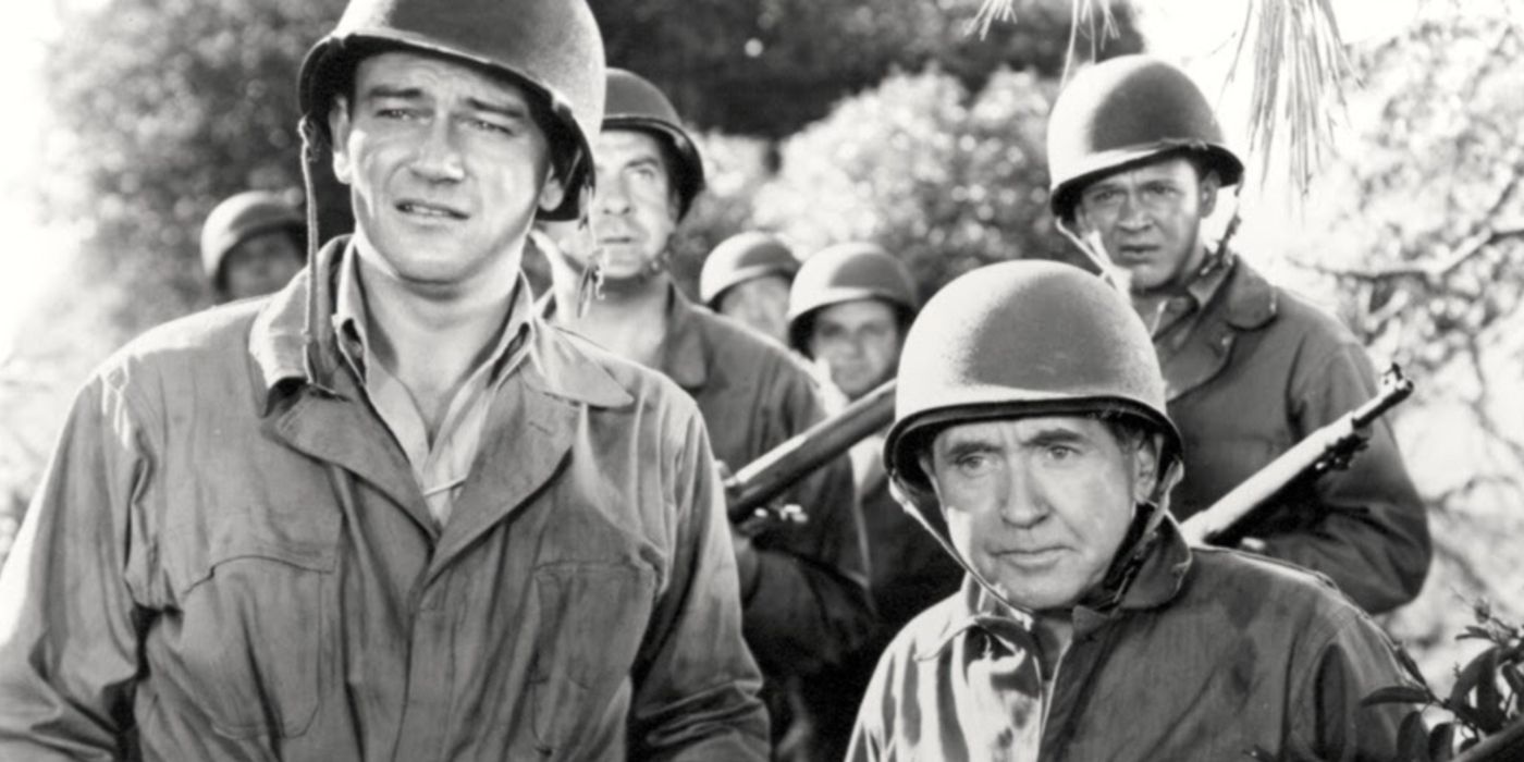 John Wayne em The Fighting Seabees, de 1944.