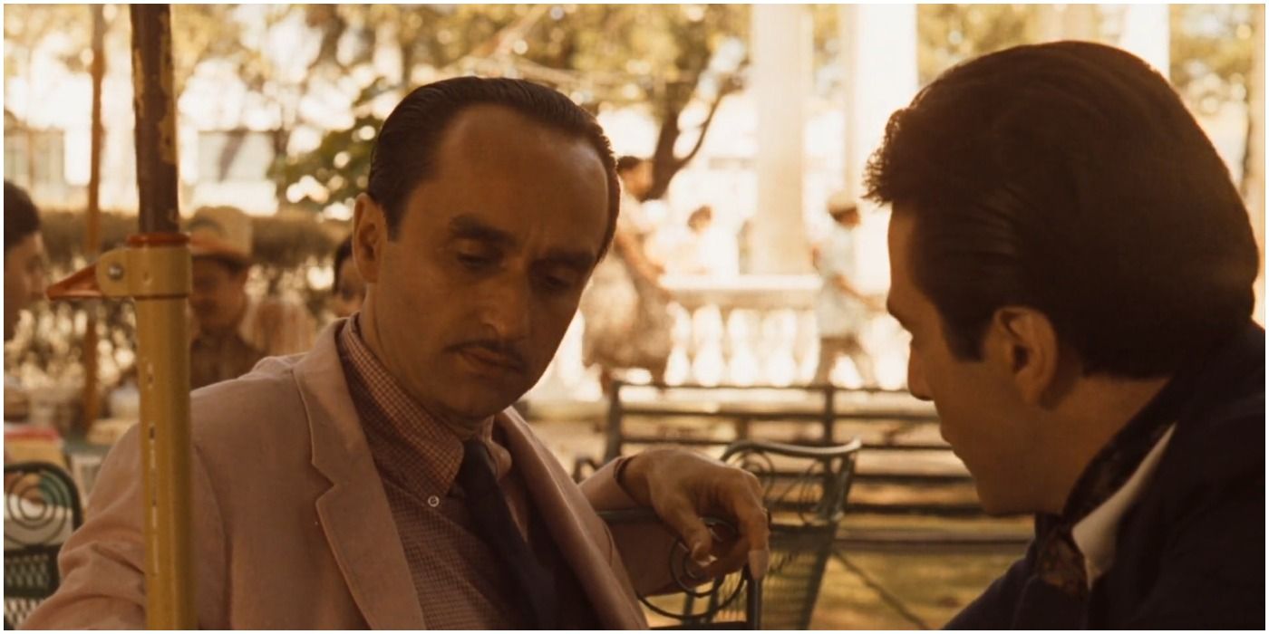 Fredo talks to Michael about his life in The Godfather