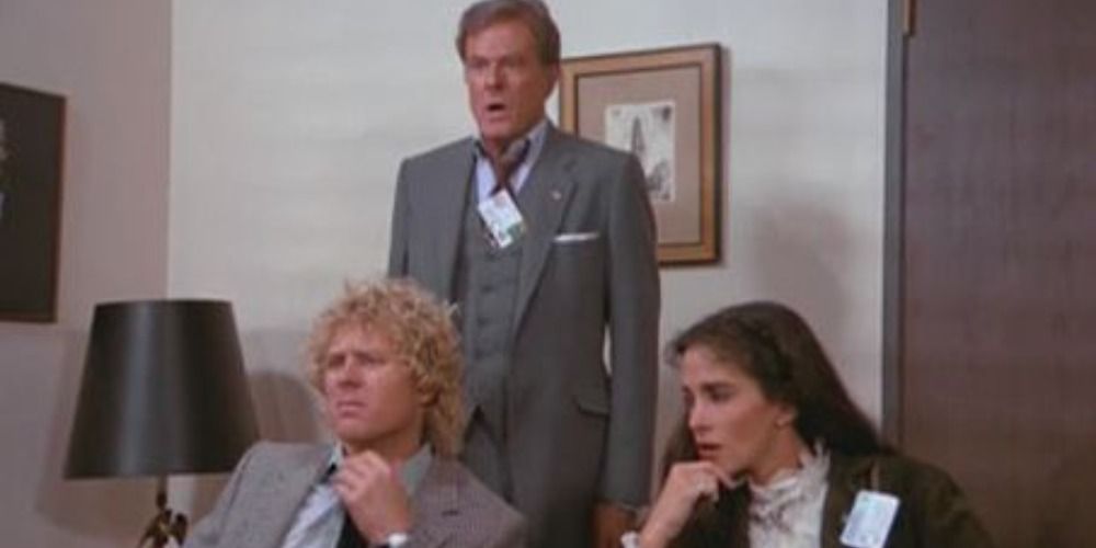 5) There’s Just No Accounting – Bill standing with Ralph and Pam sitting looking upset in an office