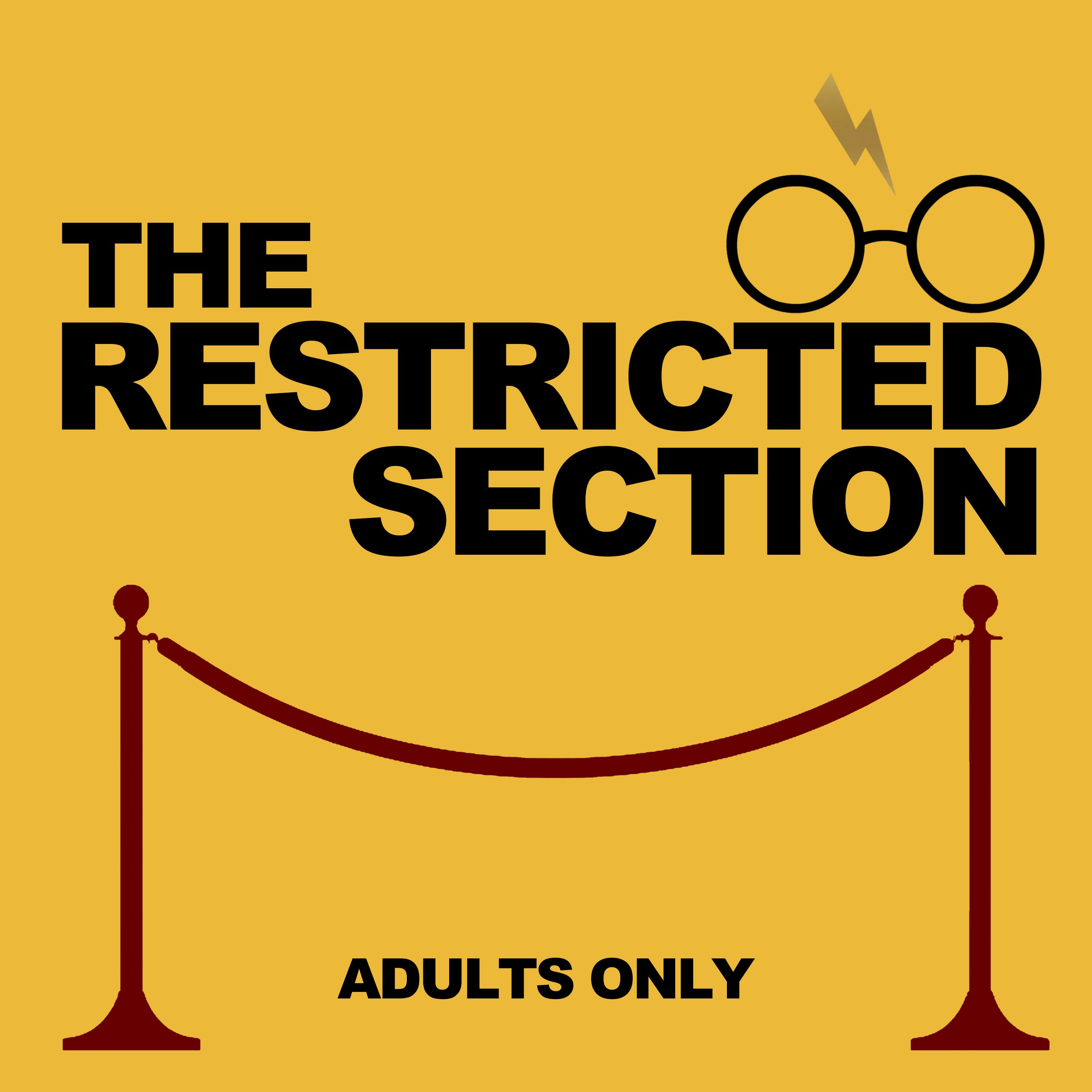 The Restricted Section Harry Potter podcast logo