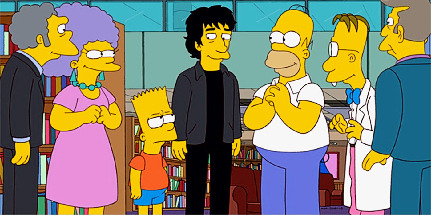 The Simpsons, Neil Gaiman Cameo