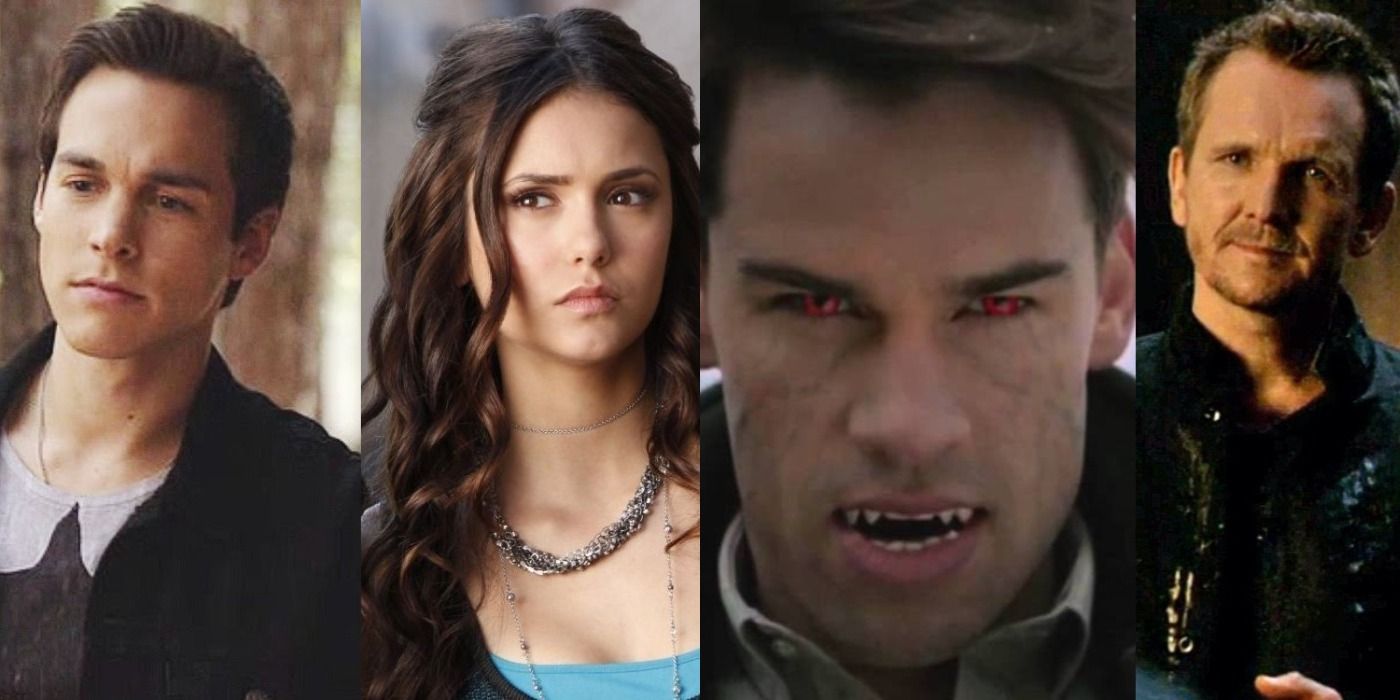 Split Image Vampire Diaries Kai and Katherine, The Originals Lucien and Mikael