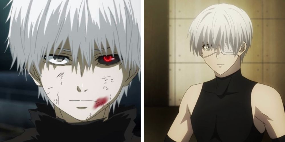 Example of a character changing after the Tokyo Ghoul time skip.