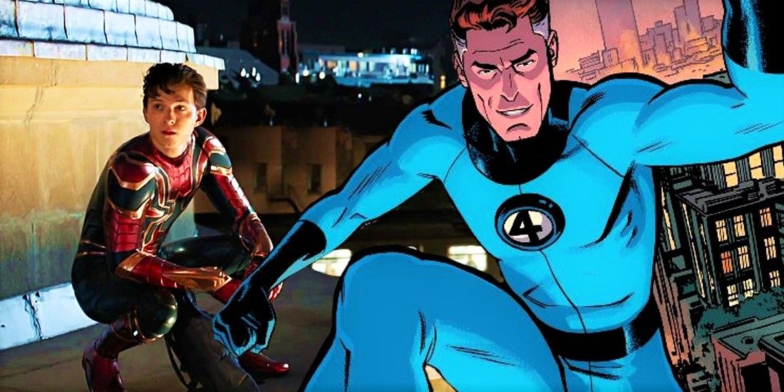 Tom Holland Spider-Man with Mr. Fantastic