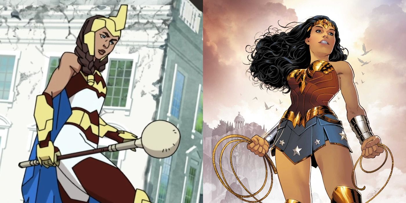War Woman From Invincible And Wonder Woman From DC