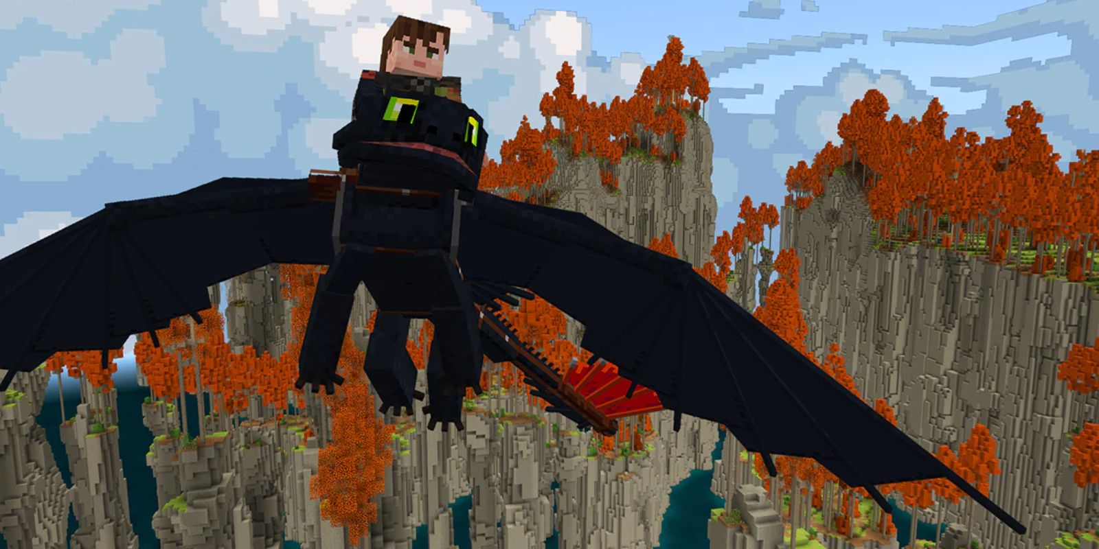 What's In Minecraft's New How To Train Your Dragon DLC