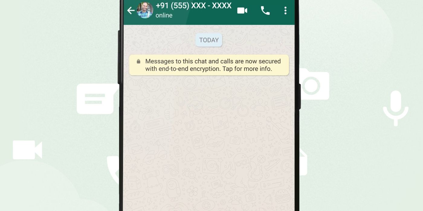 WhatsApp encryption message