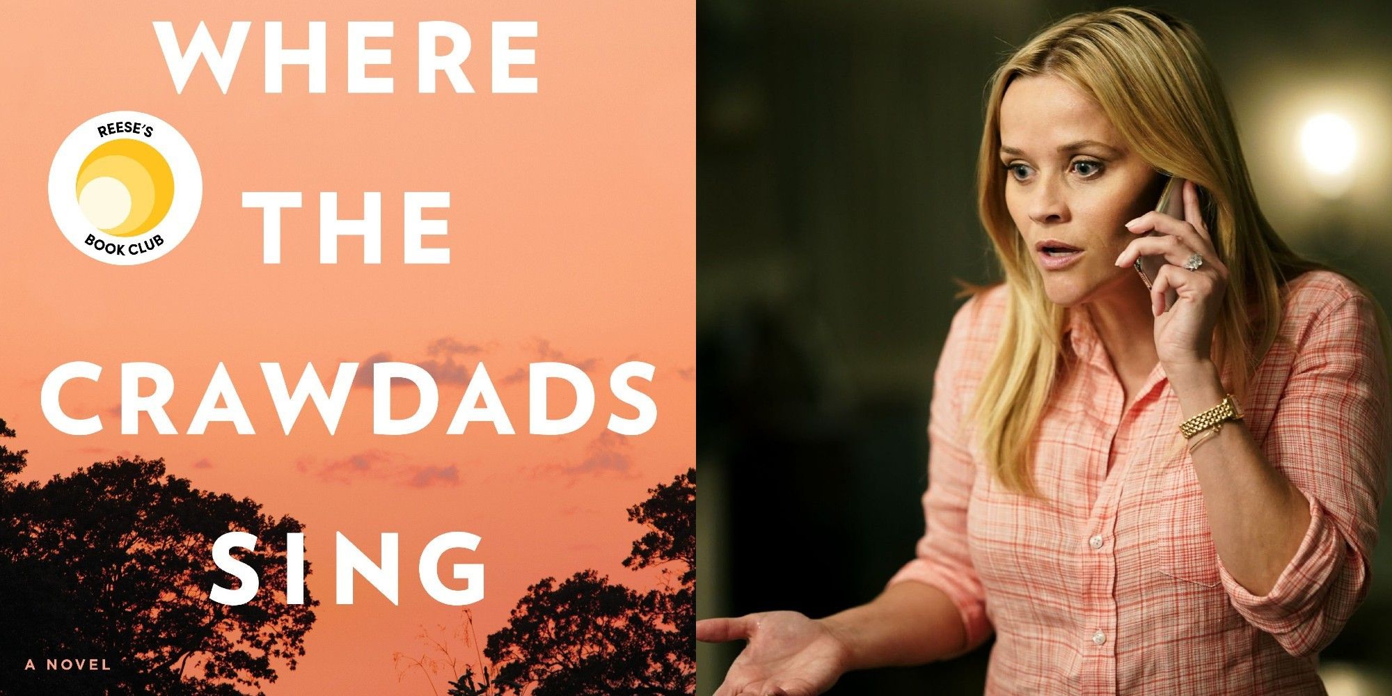 Where The Crawdads Sing book cover; Reese Witherspoon in Big Little Lies