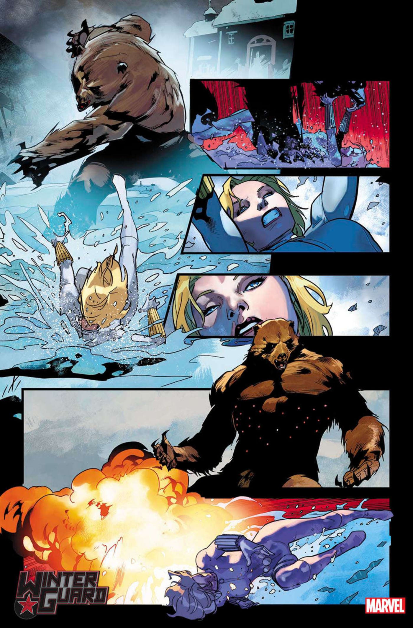 Winter Guard Russias Avengers Are Going On The Run In Marvel Comics