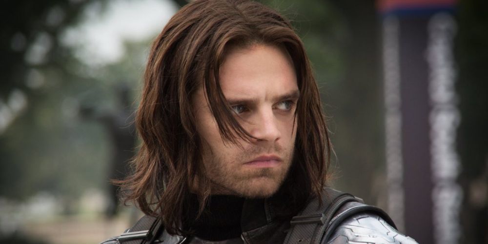 Bucky Barnes looks away in Captain America: The Winter Soldier