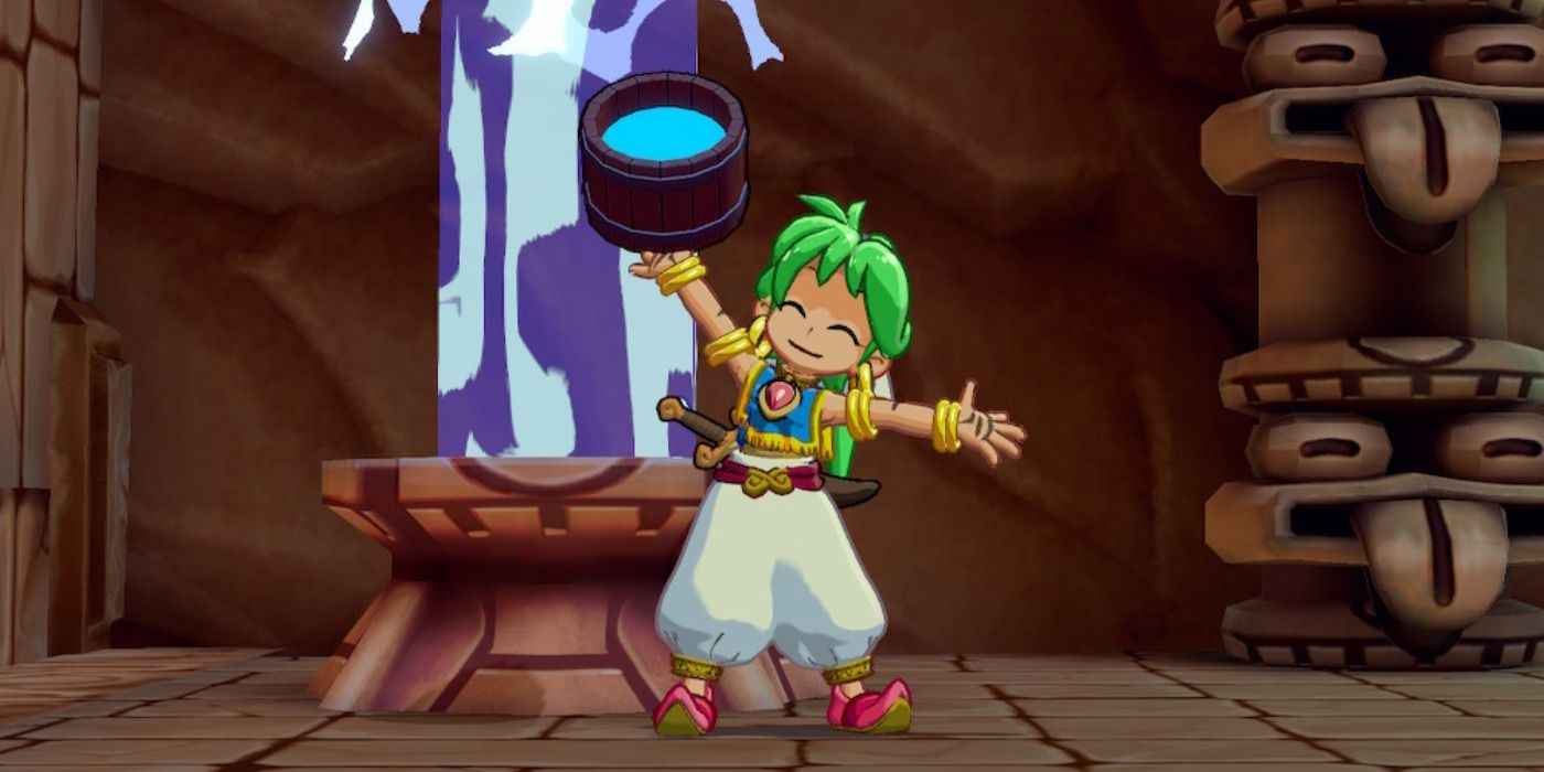 Wonder Boy Asha in Monster World Bucket