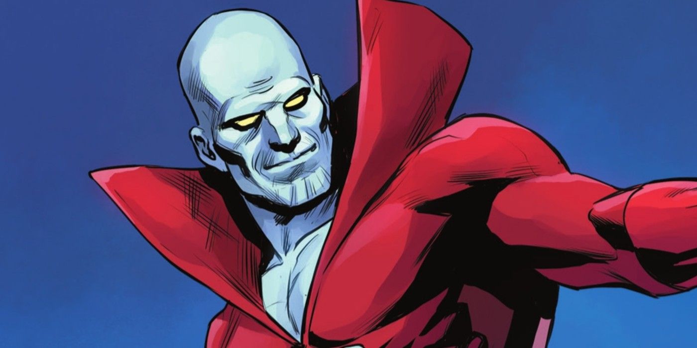 Deadman smiling in the pages of DC Comics