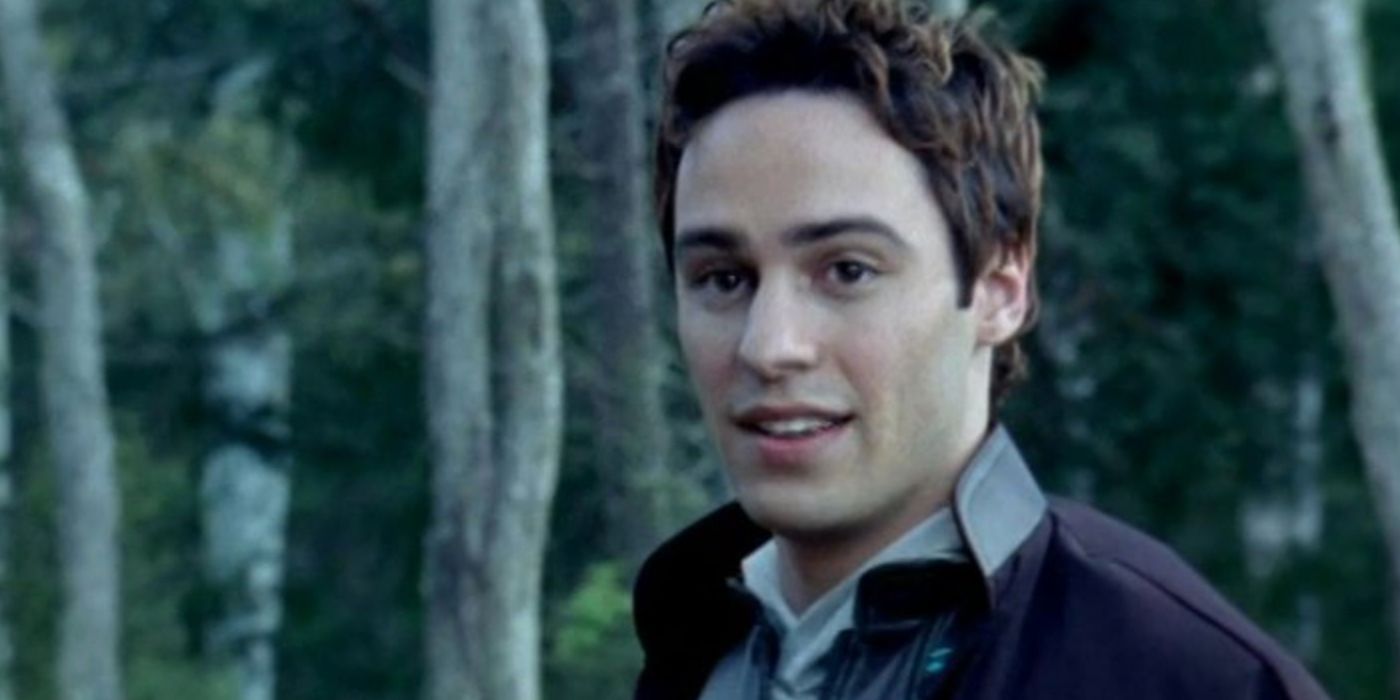 Xander stands in the woods in Power Rangers Mystic Force