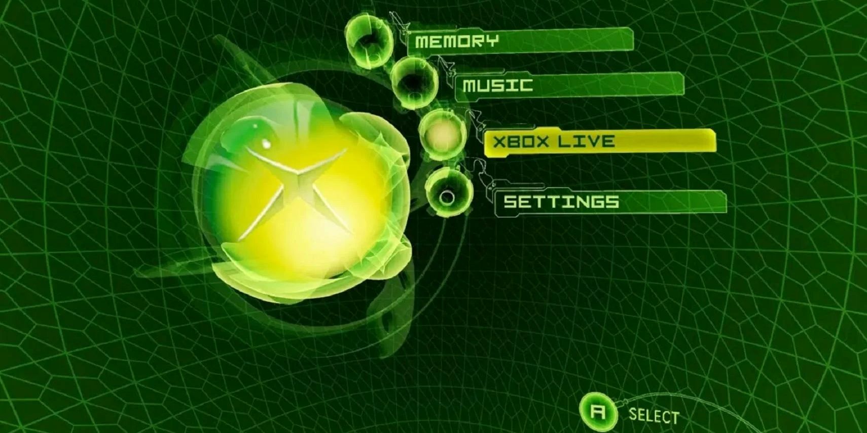 Xbox Original Dashboard Menu