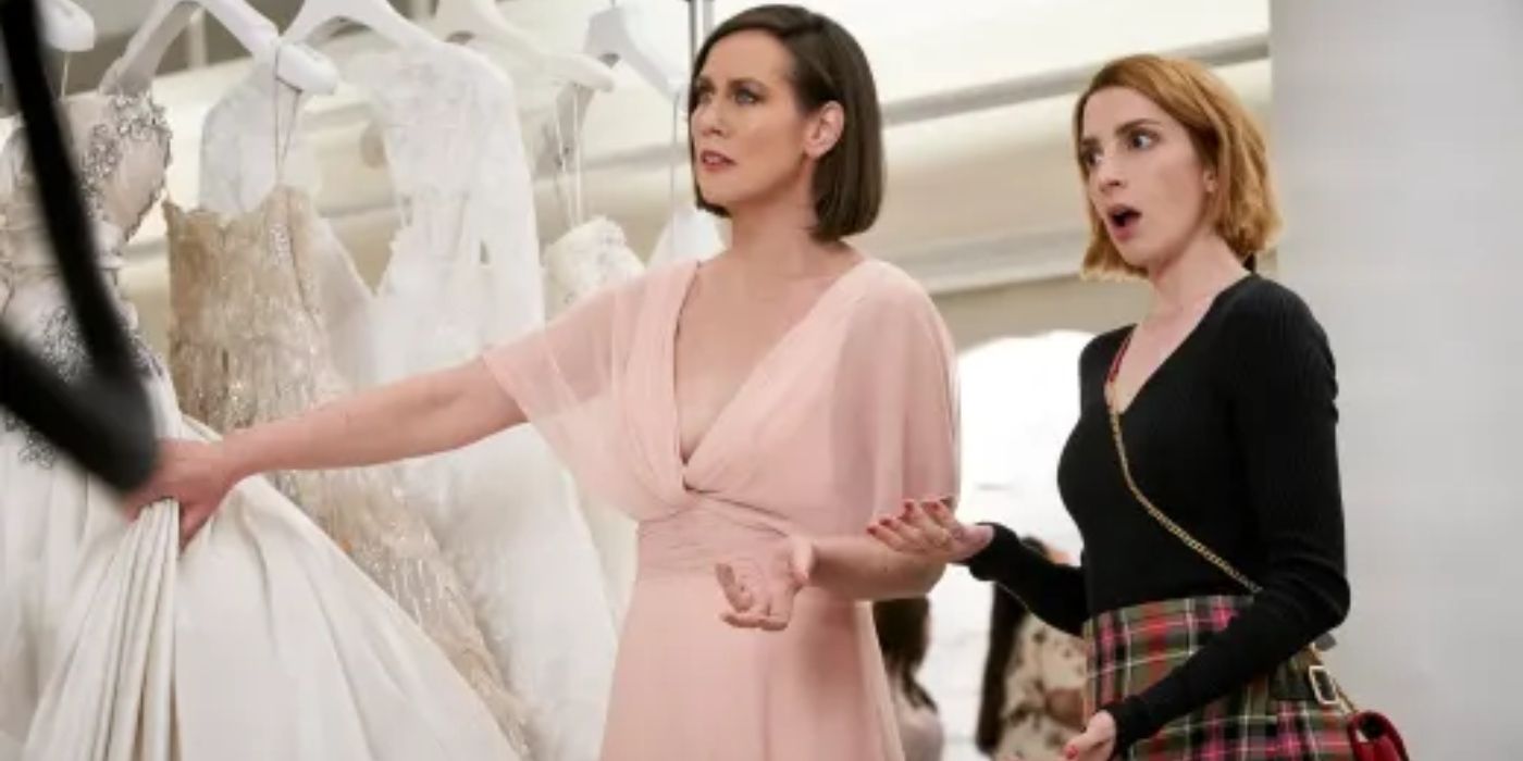 Diana and Lauren go wedding dress shopping on Younger