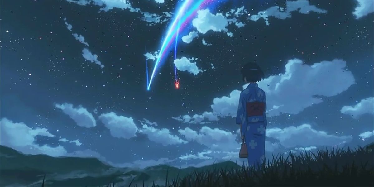 The night sky in Your Name