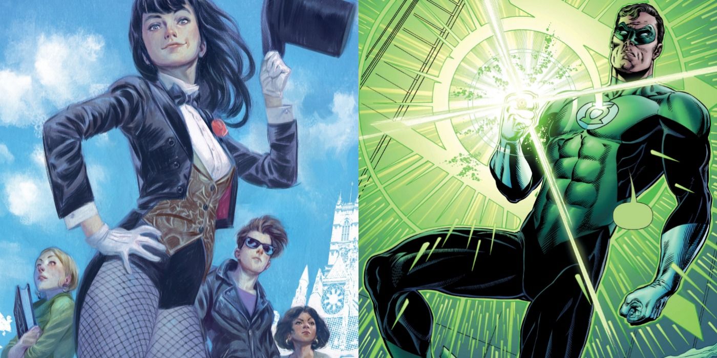 Zatanna and Green Lantern are retro DC characters.