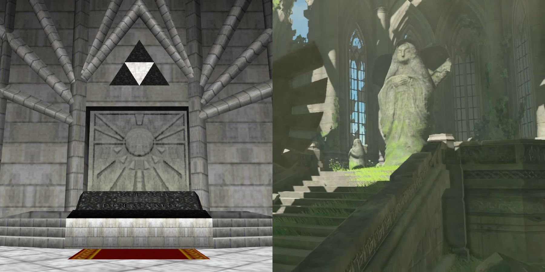 Zelda Inside BOTW and Ocarina Temple of Time