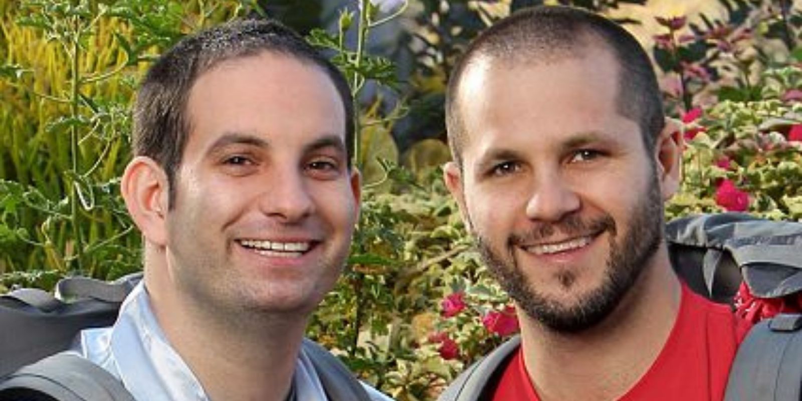 An image of Zev and Justin from The Amazing Race