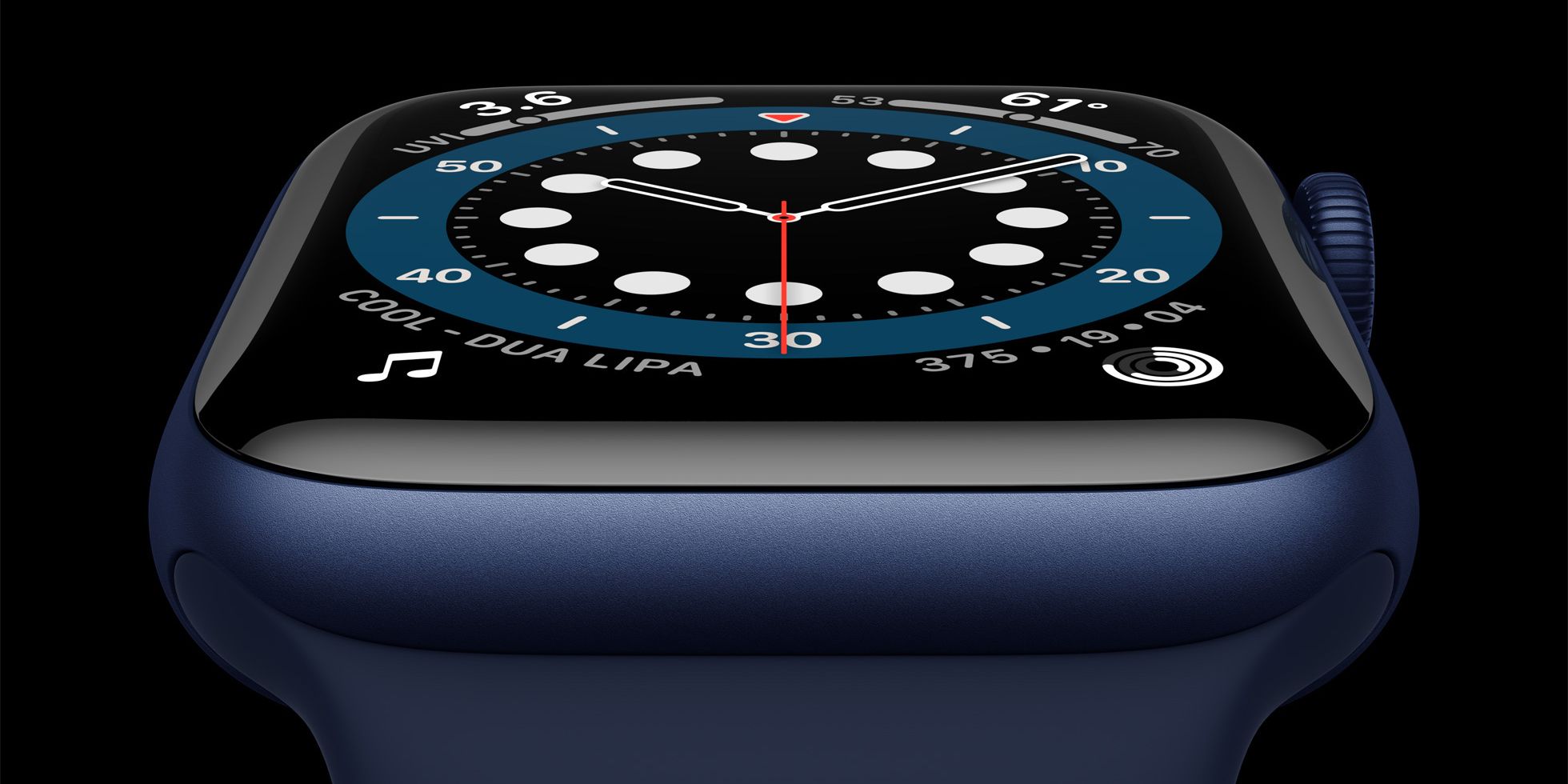 Apple Watch Series 6 in blue