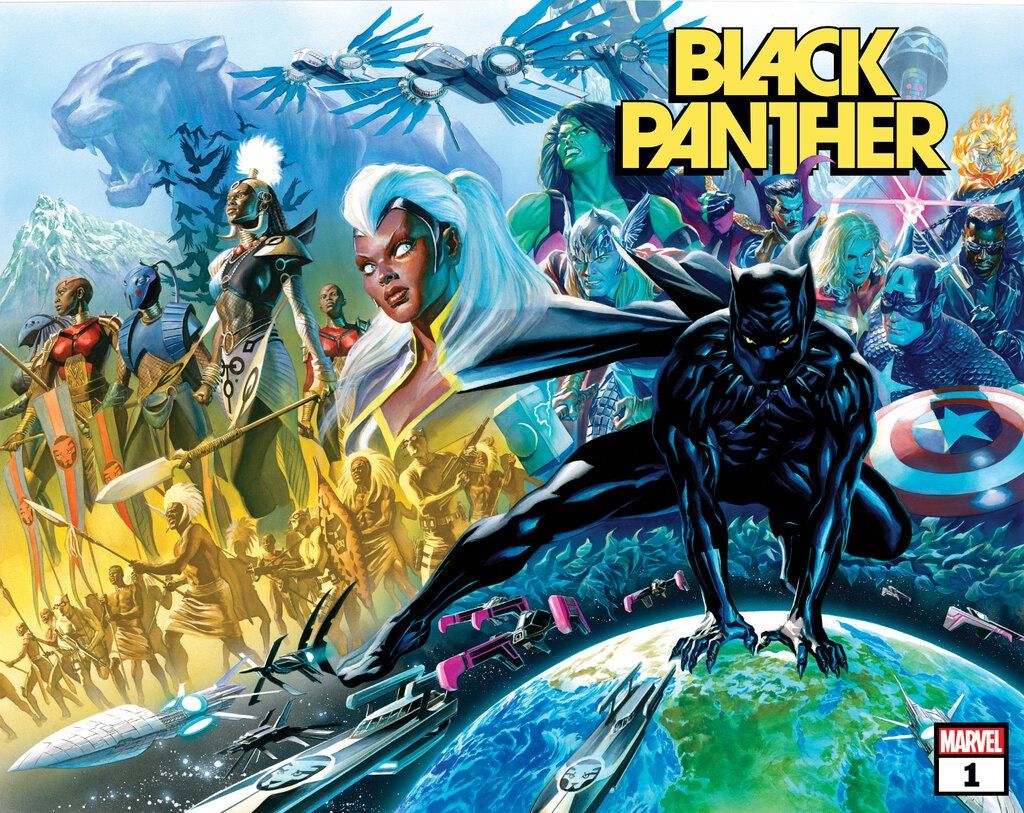 black panther alex ross cover art