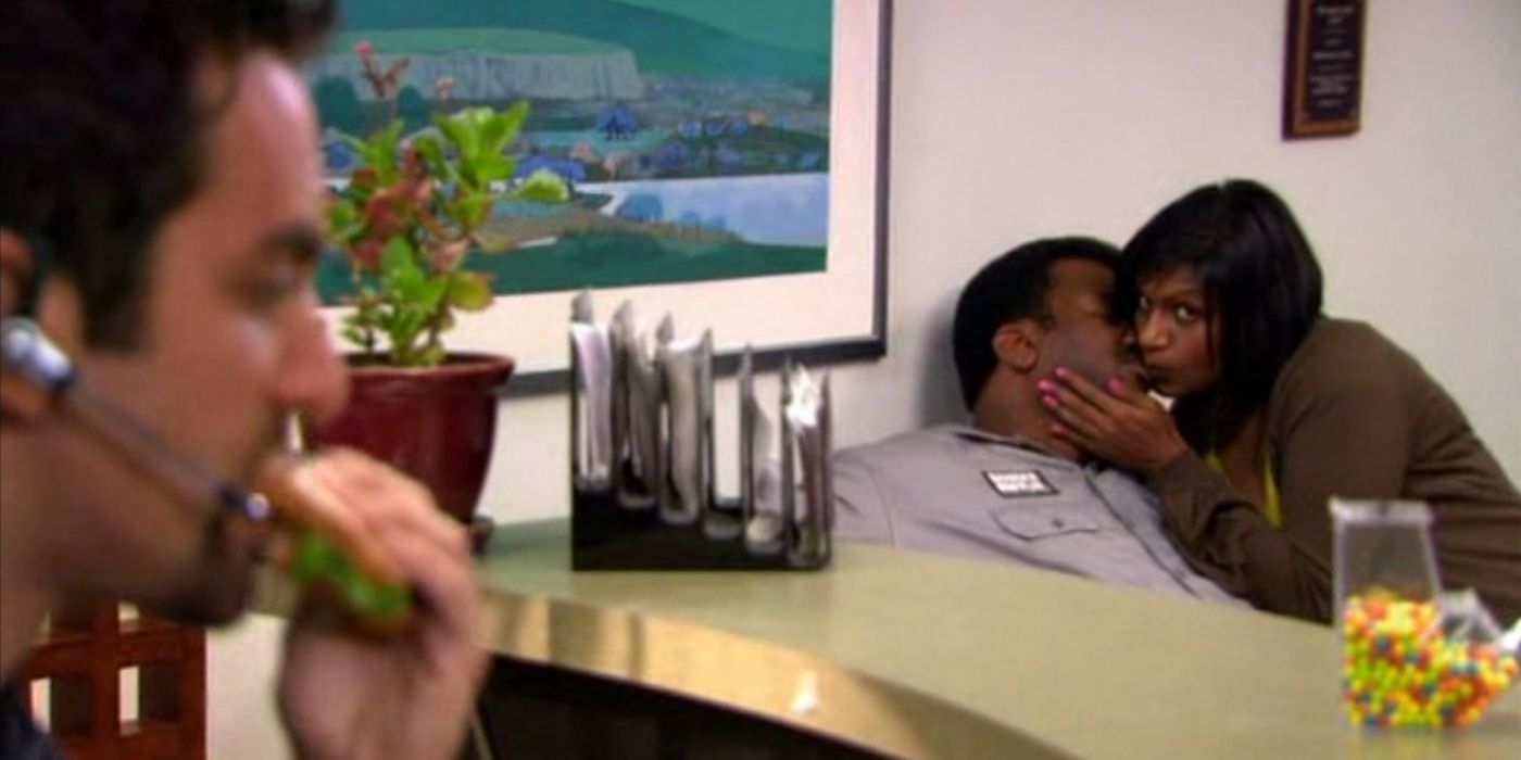 Kelly kisses Daryl in front of Ryan to make him jealous on The Office