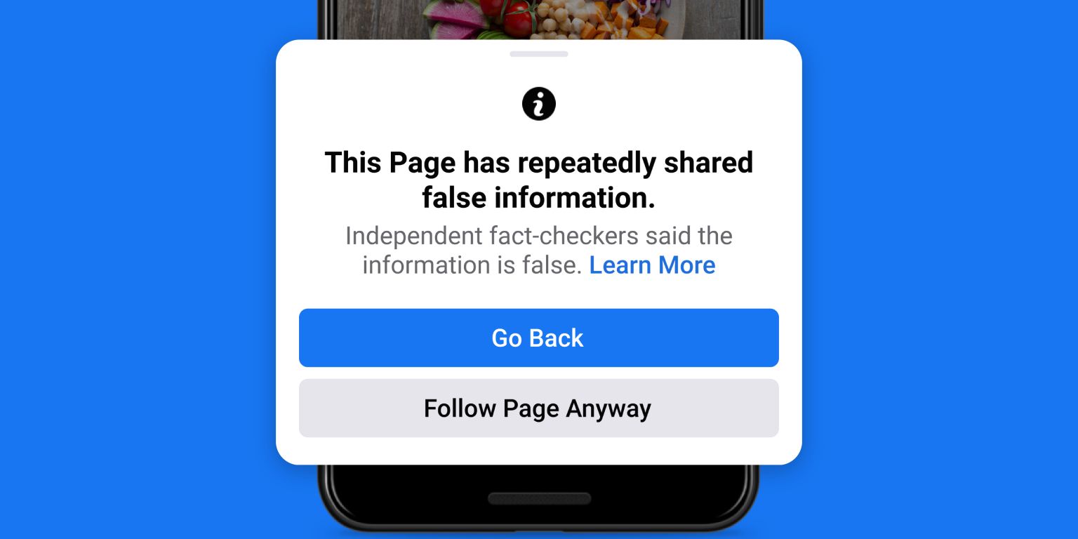 facebook report false information