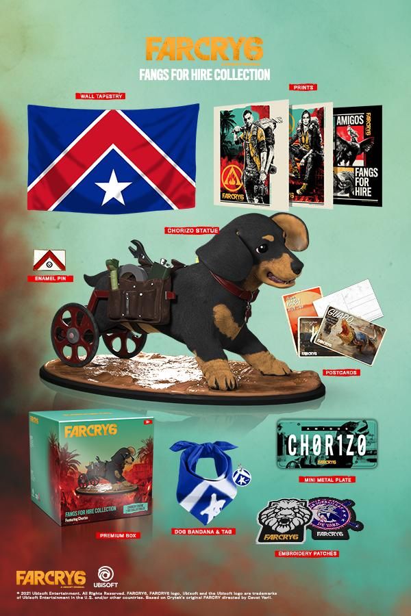 Far Cry 6 Fangs For Hire Collection Includes Dog Statue But No Game