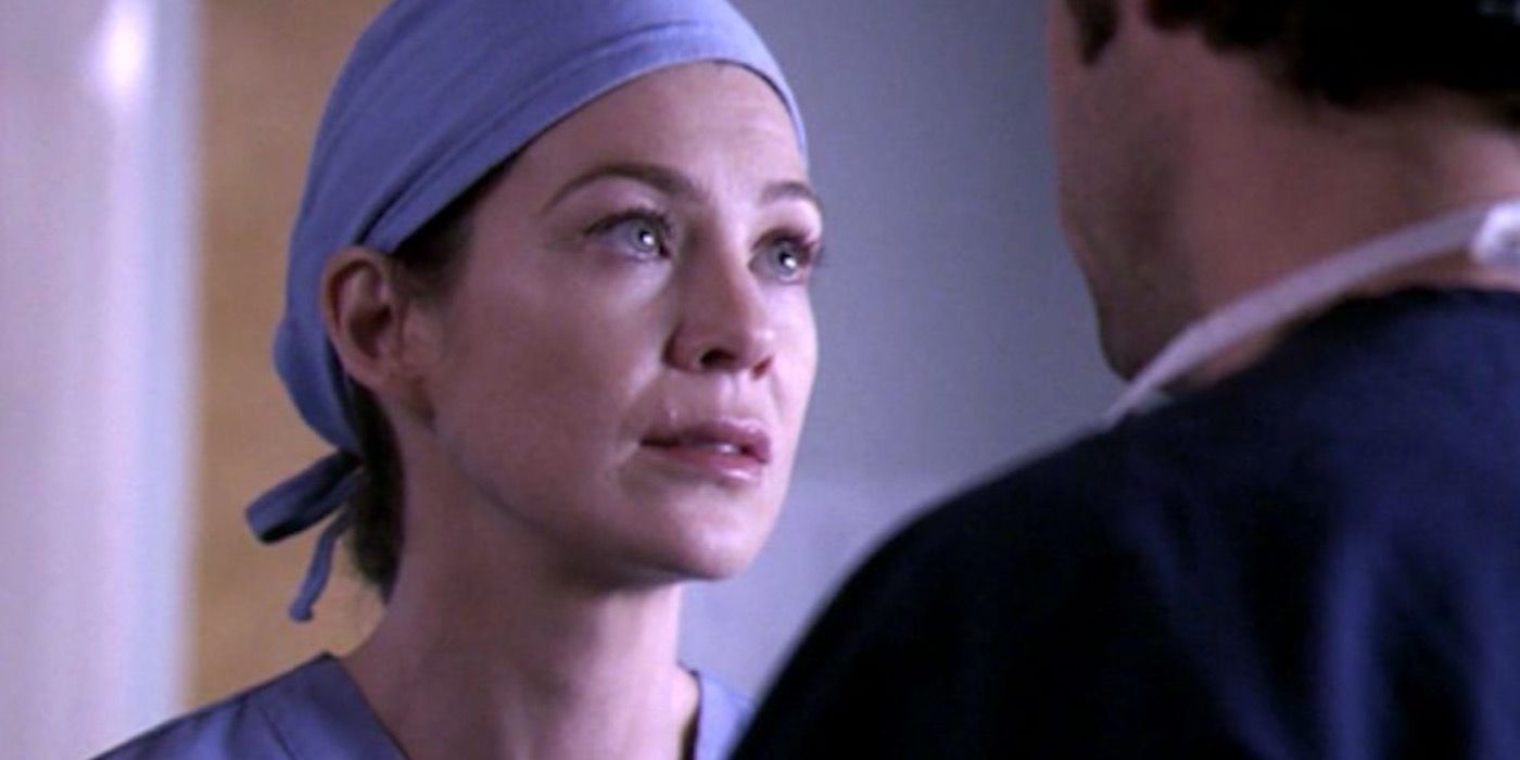 Meredith asking Derek to choose her in Grey's Anatomy
