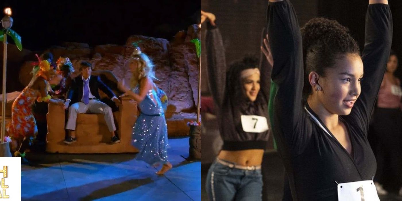 Gina dancing in the first season of HSMTMTS