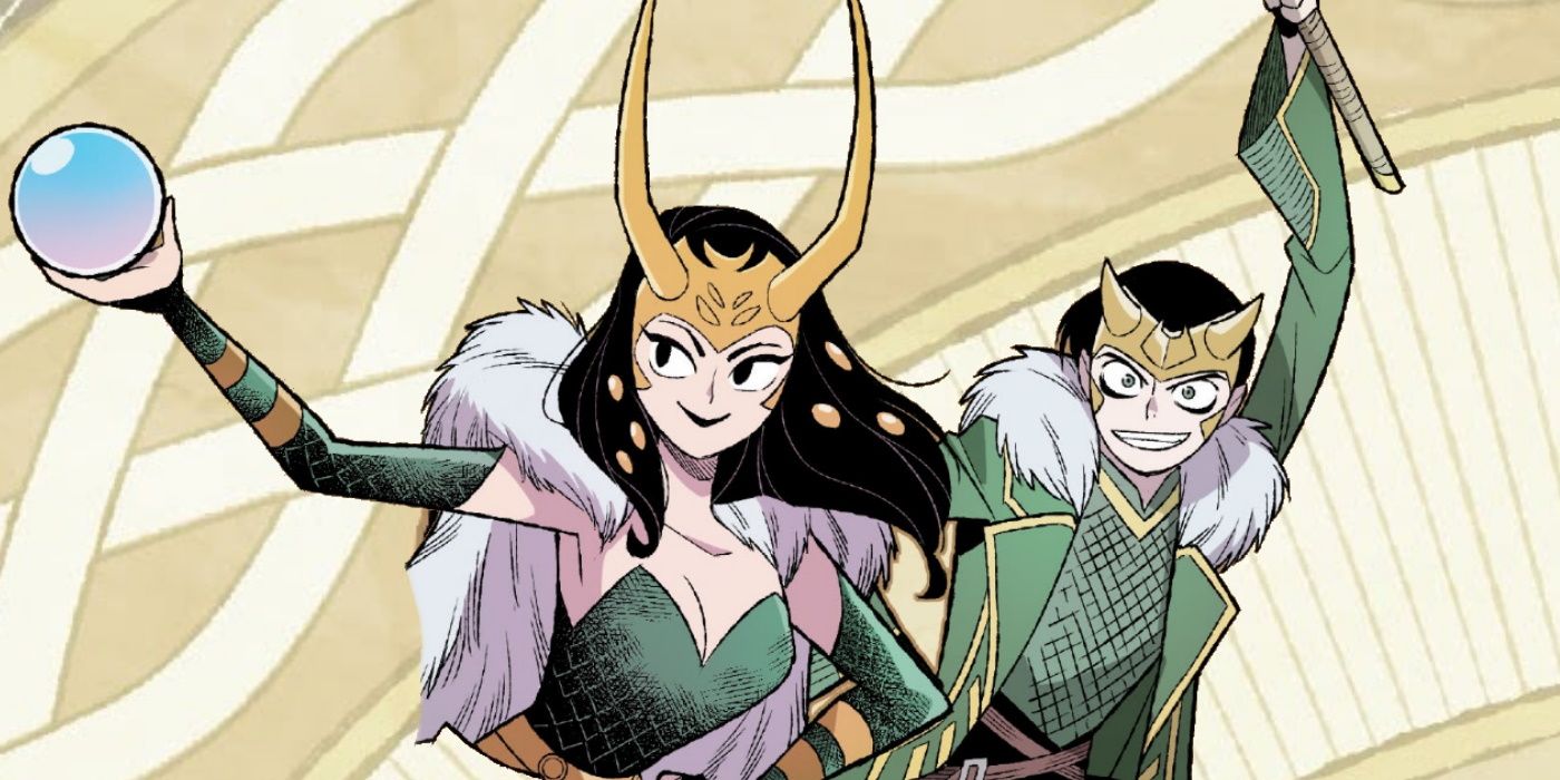 Lady Loki and Loki from Marvel comics