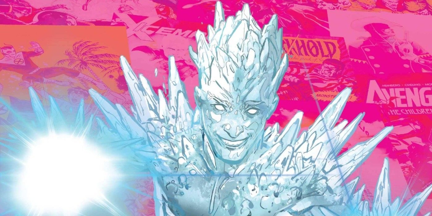 Ice Man in his jagged ice form.