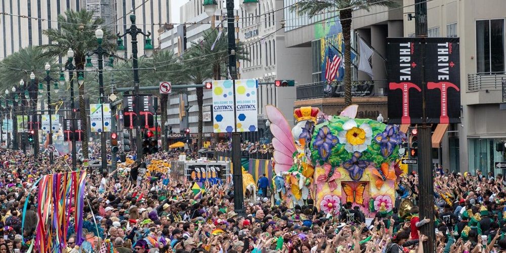 Mardis Gras celebration in New Orleans