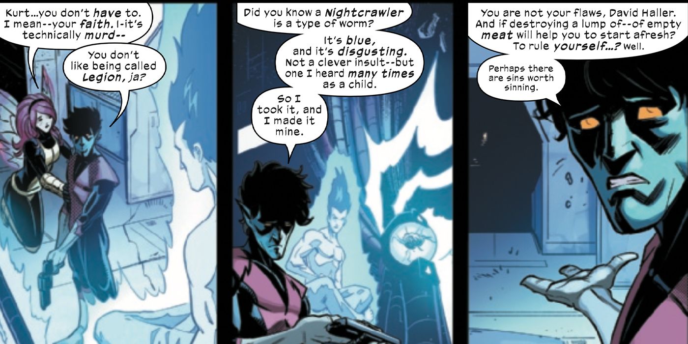 Nightcrawler (Kurt Wagner) and his codename origin in Way of X #2.