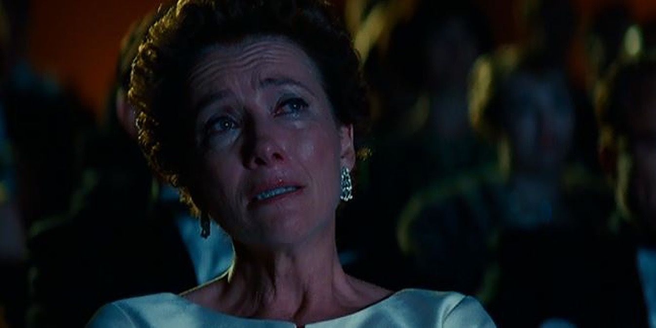 Emma Thompson crying in Saving Mr. Banks