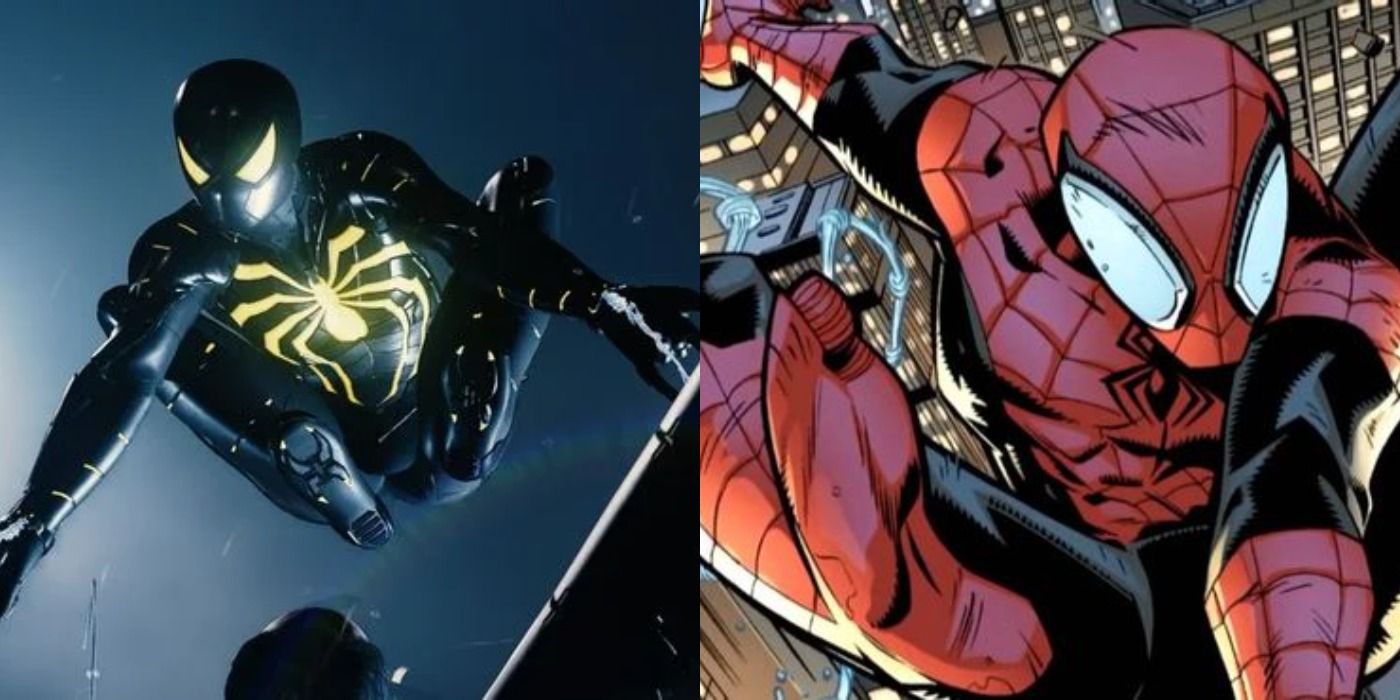 Spider-man, anti-Ock suit and Superior Spider-Man suit