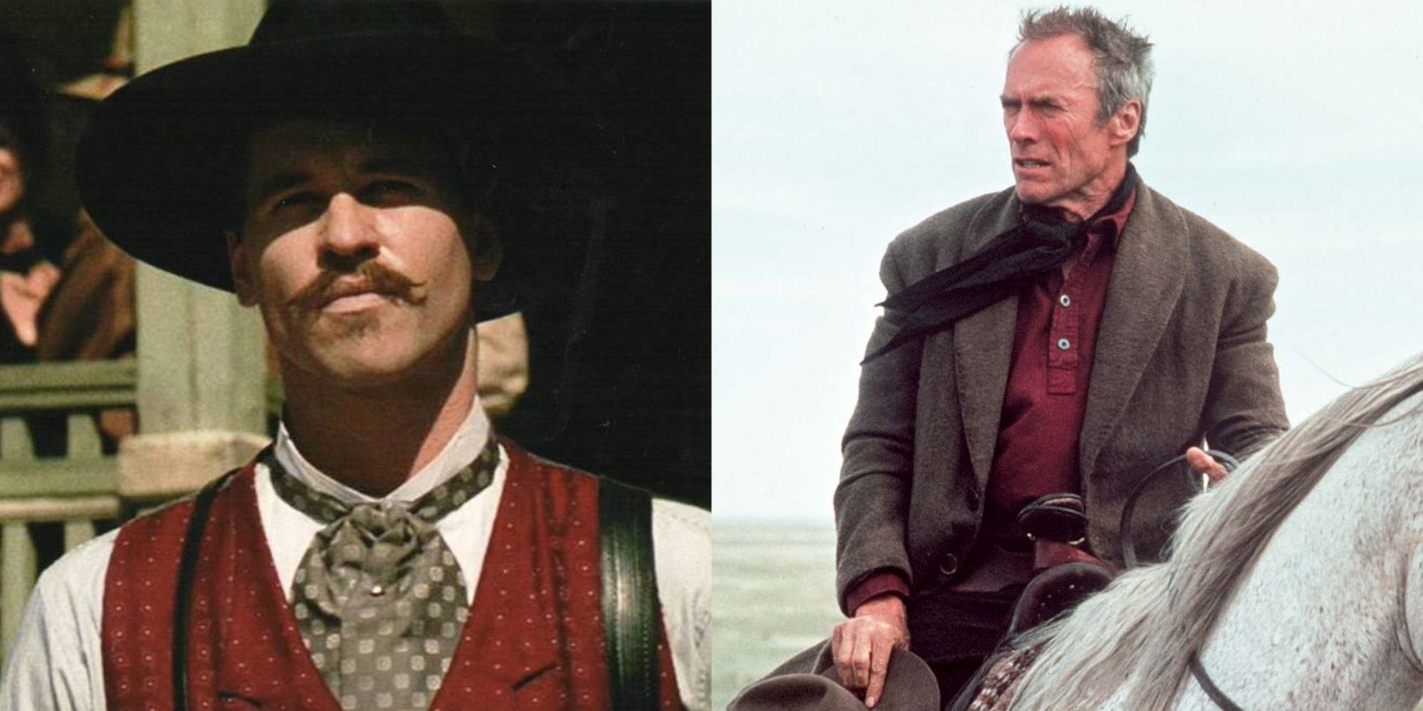 Doc Holliday in Tombstone, Clint Eastwood in Unforgiven