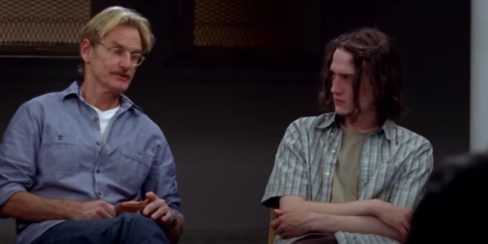 Ben and Walter at a meeting in Breaking Bad in Problem Dog episode