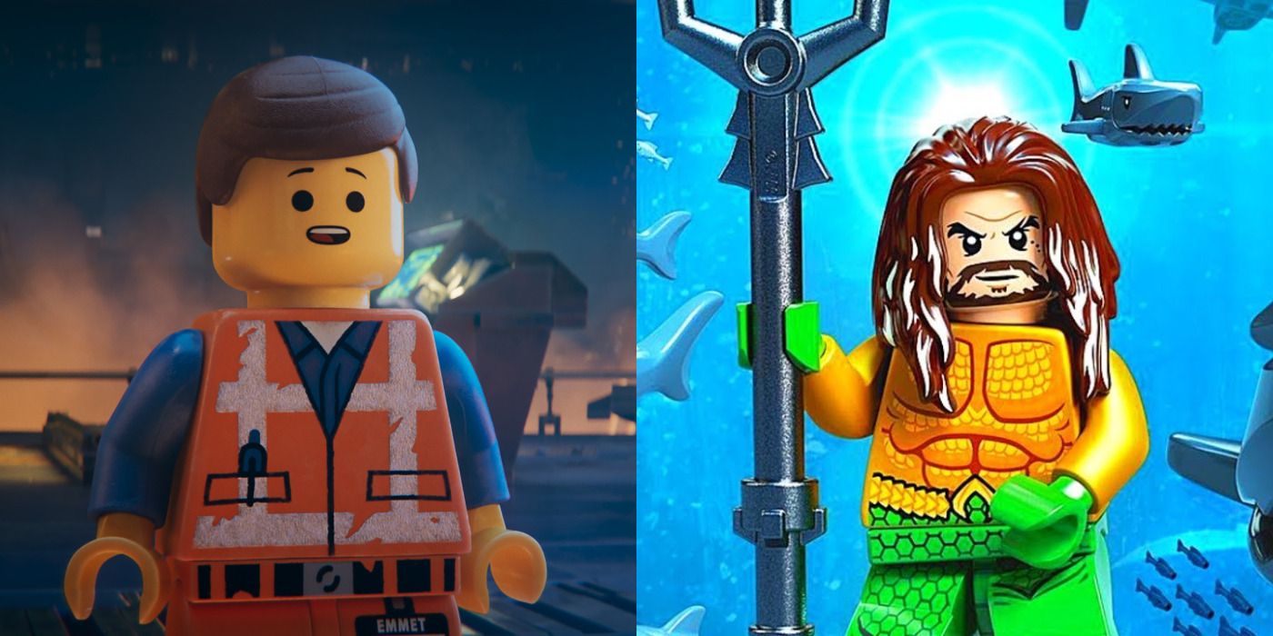Chris Pratt voices Emmet and Jason Momoa voices Aquaman in the Lego Movie 2