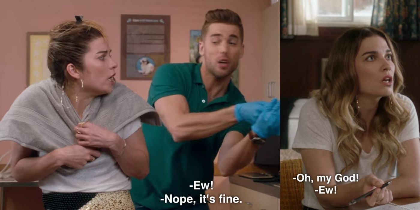 Schitt's Creek - Ted gets lice out of Alexis hair