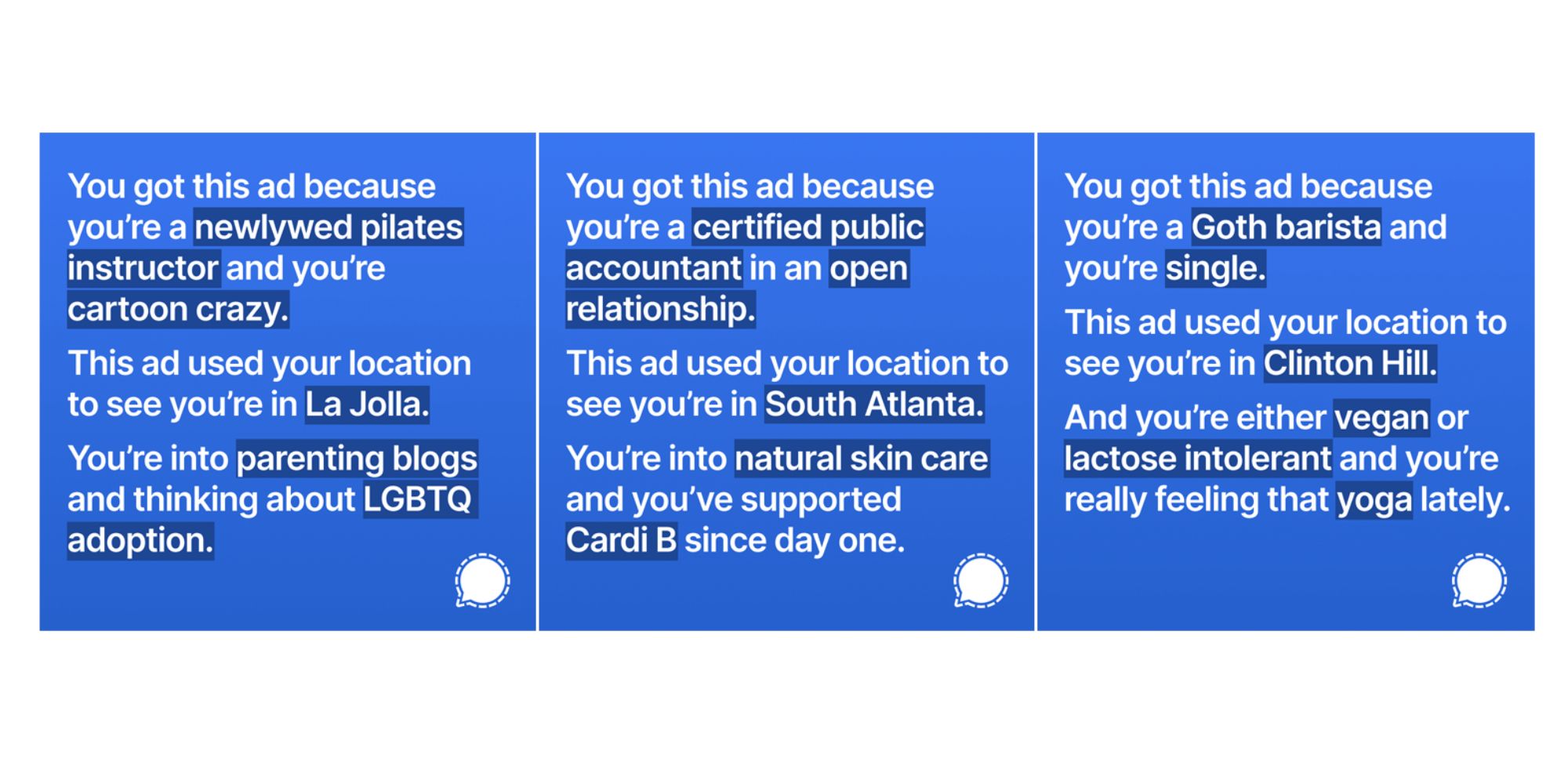Signal’s Controversial Instagram Ads That Facebook Doesn’t Want You To See