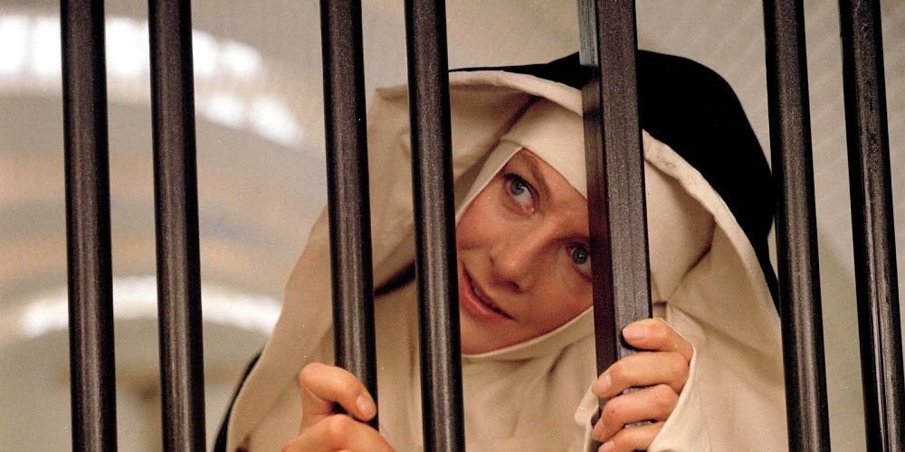Sister Jeanne behind bars in The Devils